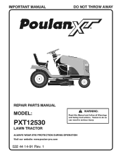 Poulan PXT12530 Parts Manual