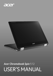 Acer Chromebook Spin 512 R853TNA User Manual