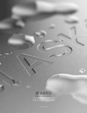 Asko W6124XW Design Guide