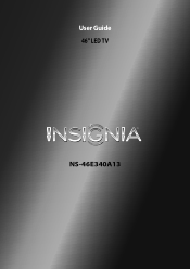 Insignia NS-46E340A13 User Manual (English)