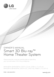 LG BH9431PW Owners Manual