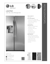 LG LSC27921SB Specification