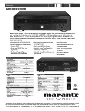 Marantz SA8001 CD5001 .pcf File