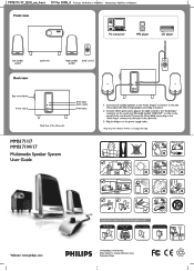 Philips MMS171W Quick start guide