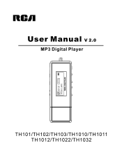 RCA TH1022 User Manual