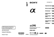 Sony DSLR-A390L Instruction Manual