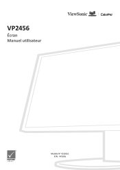 ViewSonic VP2456 User Guide Francais