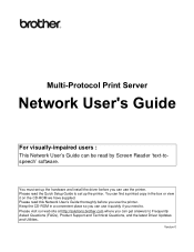 Brother International 4200CN Network Users Manual - English