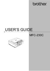 Brother International MFC 230C Users Manual - English