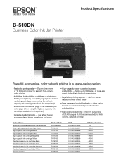 Epson B-510DN Product Brochure