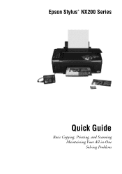 Epson Stylus NX200 Quick Guide