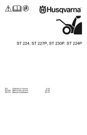 Husqvarna ST 230 Owner Manual