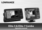 Lowrance Elite-7 CHIRP Gold Operation Manual
