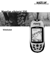 Magellan eXplorist 200 Manual - Finnish