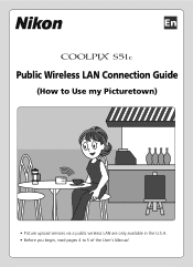 Nikon S51c S51c Public Wireless LAN Connection Guide