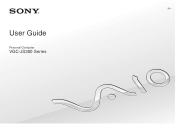 Sony VGC-JS320J/T User Guide