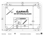Garmin Compact Reactor 40 Hydraulic Autopilot with GHC 50 and Shadow Drive Technology Pack Flush Mount Template