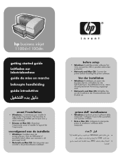 HP Business Inkjet 1100 HP Business Inkjet 1100 - Getting Started Guide