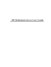 HP EX495 HP MediaSmart Server - User Guide
