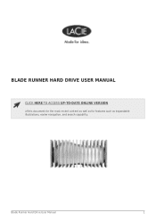 Lacie Blade Runner User Manual