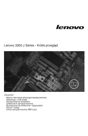 Lenovo J105 (Polish) Quick reference guide