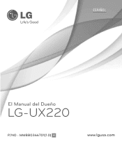 LG UX220 Owner's Manual