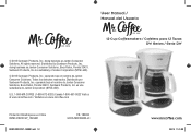 Mr. Coffee DWX23 User Manual
