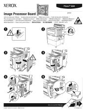 Xerox 5550B Instruction Sheet - Installing the Image Processor Board
