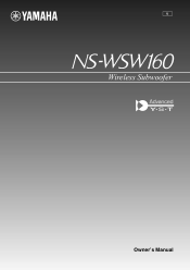 Yamaha NS-WSW160 NS-WSW160 Owners Manual