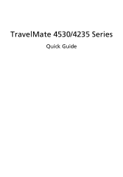 Acer TravelMate 4235 Quick Start Guide