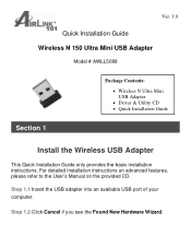 Airlink AWLL5088 Quick Installation Guide