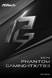 ASRock X570 Phantom Gaming-ITX/TB3 User Manual