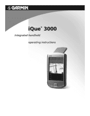 Garmin iQue 3000 Operating Instructions   