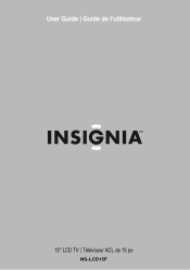 Insignia NS-LCD15F User Manual (English)