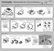 Lexmark 4350 Setup Sheet