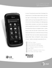 LG GT550 Data Sheet