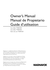 Magnavox MSB4550 Owner's Manual - English