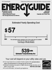 Electrolux EI23BC80KS Energy Guide (English)