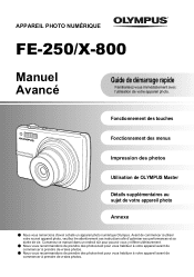 Olympus FE 250 FE-250 Manuel Avancé (Français)