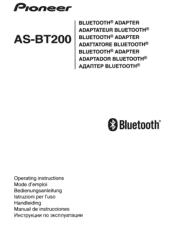 Pioneer AS-BT200 Operating Instructions