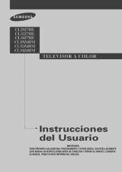 Samsung CL-32Z7HE User Manual (user Manual) (ver.00) (Spanish)