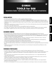 Yamaha S08 Installation Guide