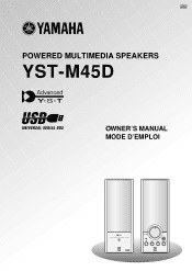 Yamaha YST-M45D Owner's Manual