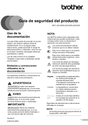 Brother International MFC-J4410DW Product Safety Guide - Spanish
