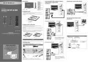 Dynex DX-37L200A12 Quick Setup Guide (English)