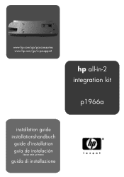 HP L1520 hp l1520 15'' lcd monitor - d5063a/m, e-pc/lcd integration kit (p1966a) - installation guide