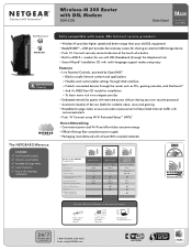 Netgear DGN2200v1 DGN2200 Product Datasheet