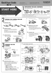 Olympus E-1 E-1 Quick Start Guide (English)