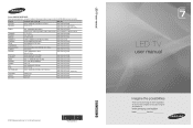 Samsung UE40C7000WW User Manual