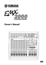 Yamaha EMX2000 Owner's Manual